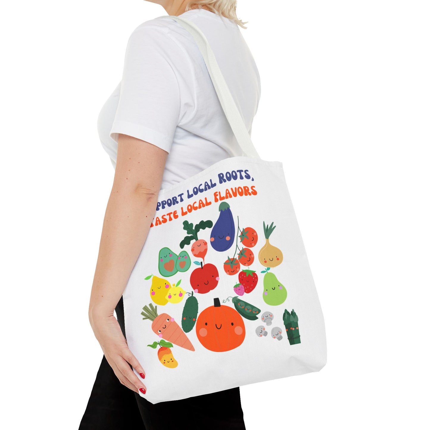 Local Roots, Local Flavors Tote Bag