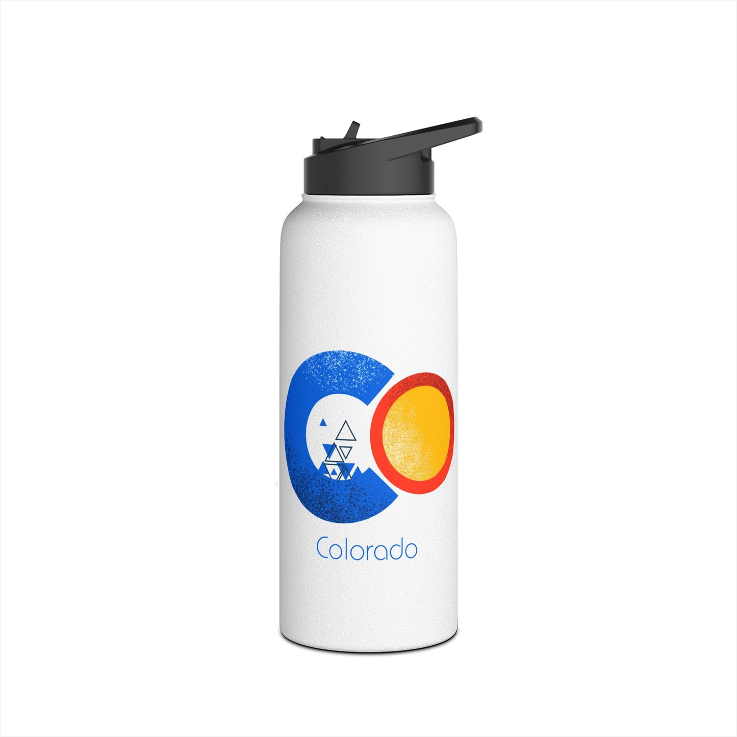 Modern Colorado Stainless Steel Water Bottle, Standard Lid