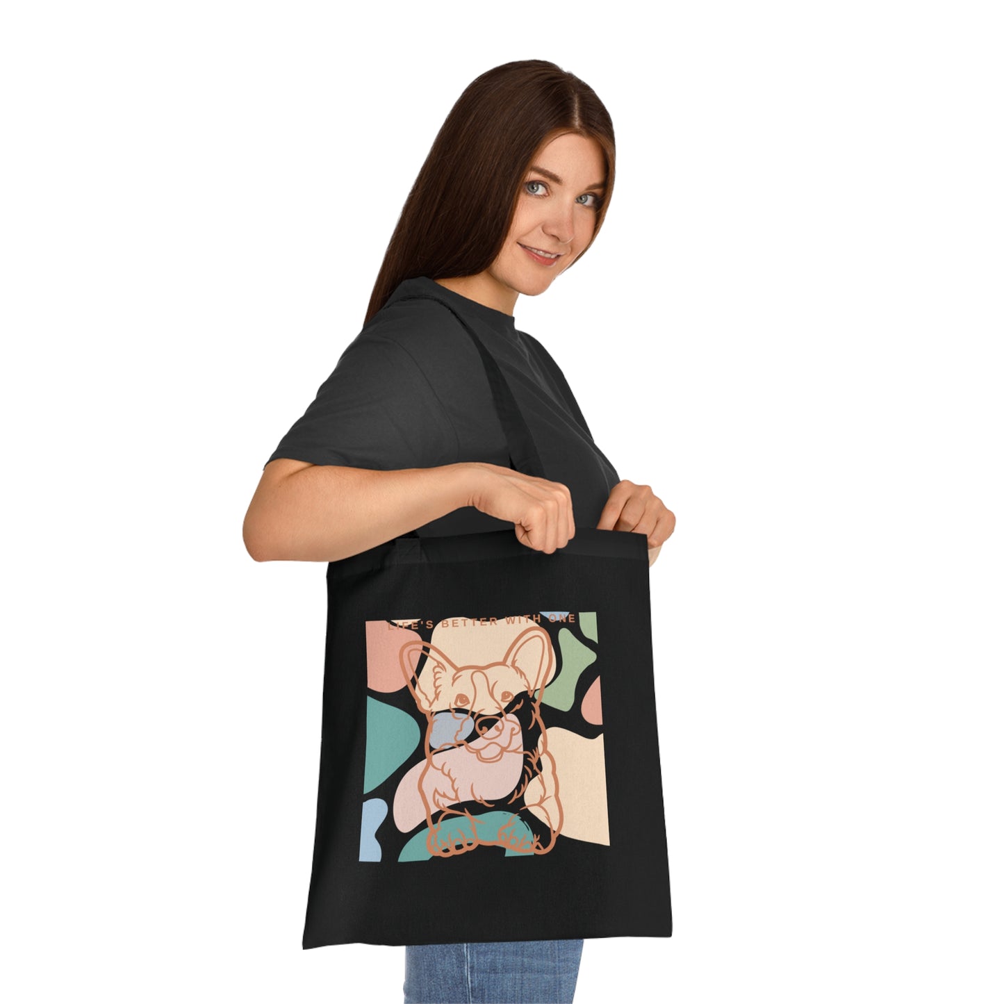 Cute Corgi Tote Bag EU