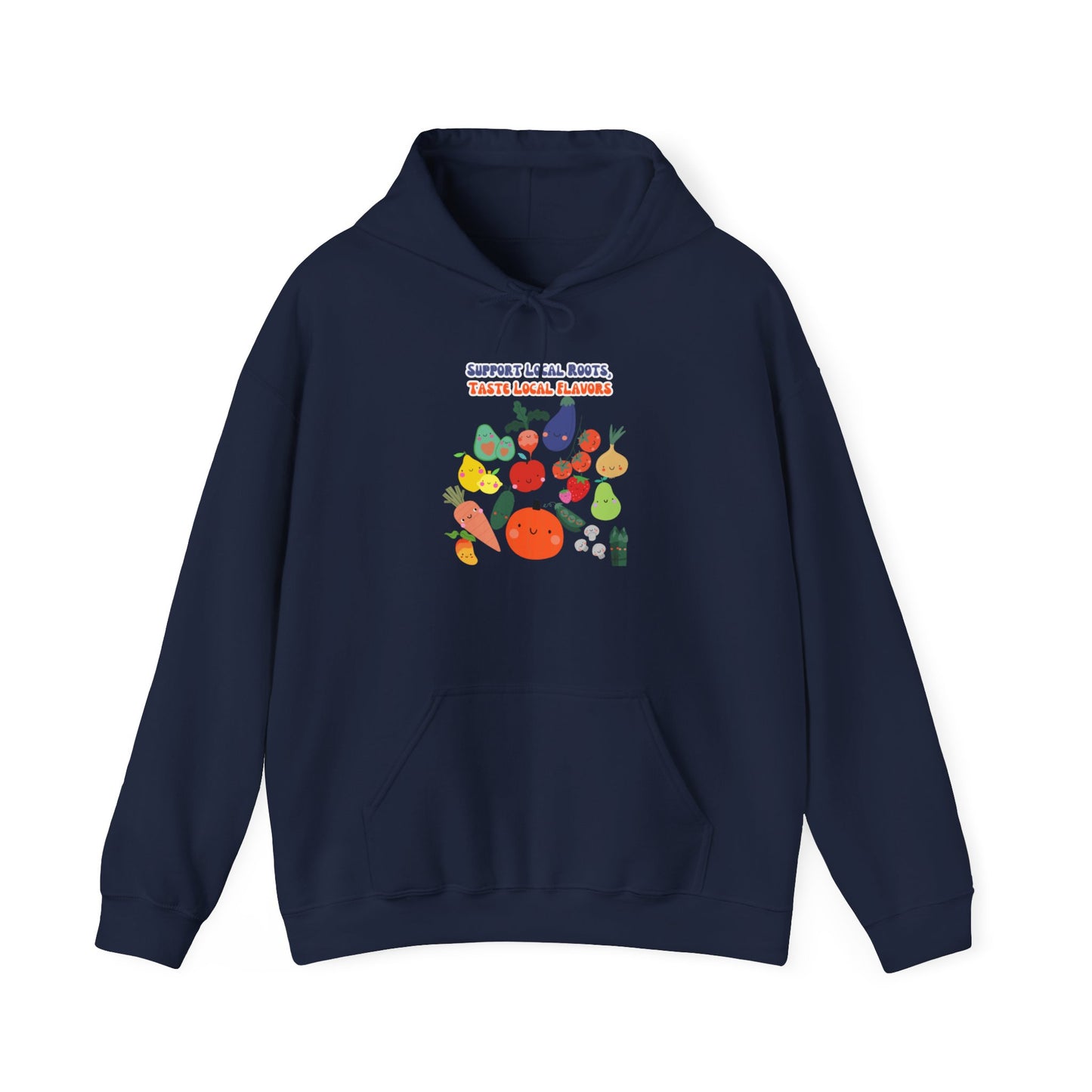 Local Roots, Local Flavors Unisex Heavy Blend™ Hooded Sweatshirt