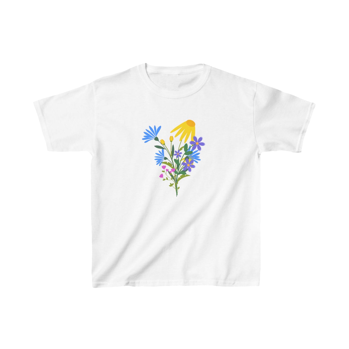 Spring Flowers Kids Heavy Cotton™ Tee