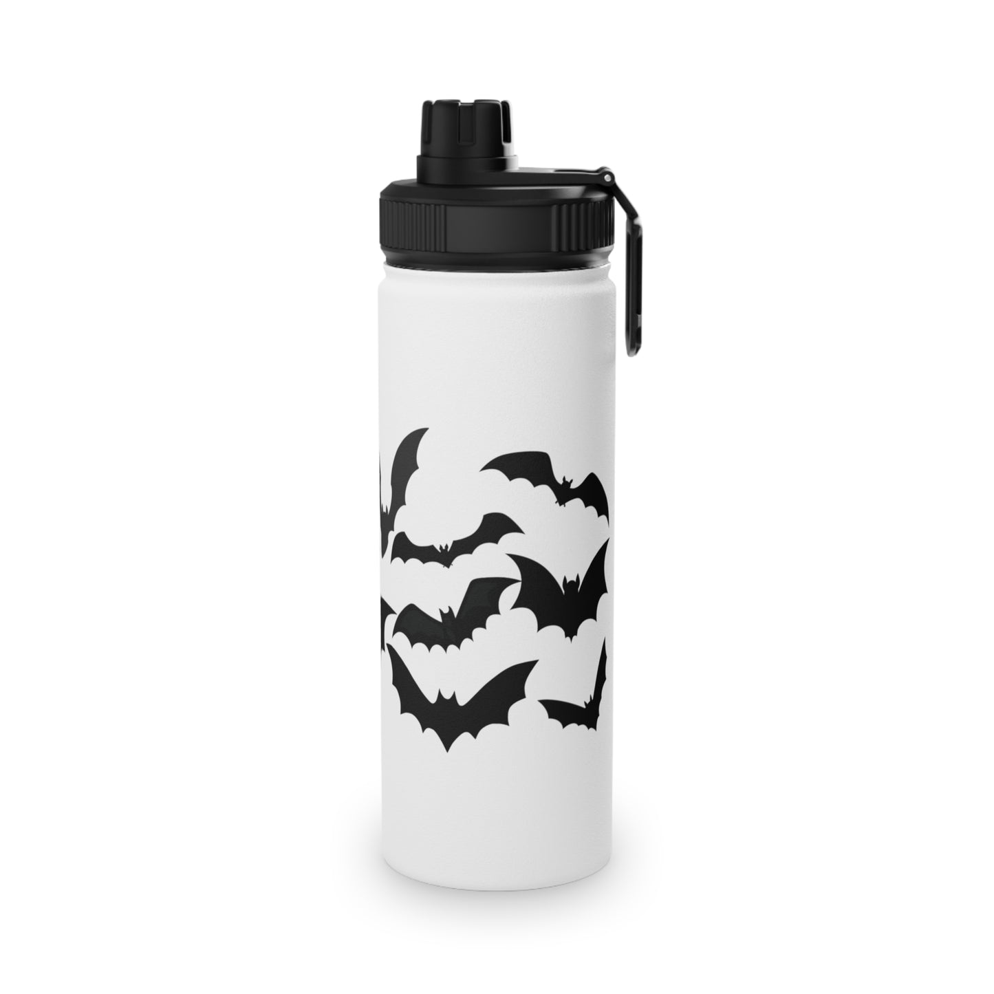 I Love Bats Steel Water Bottle, Standard Lid EU