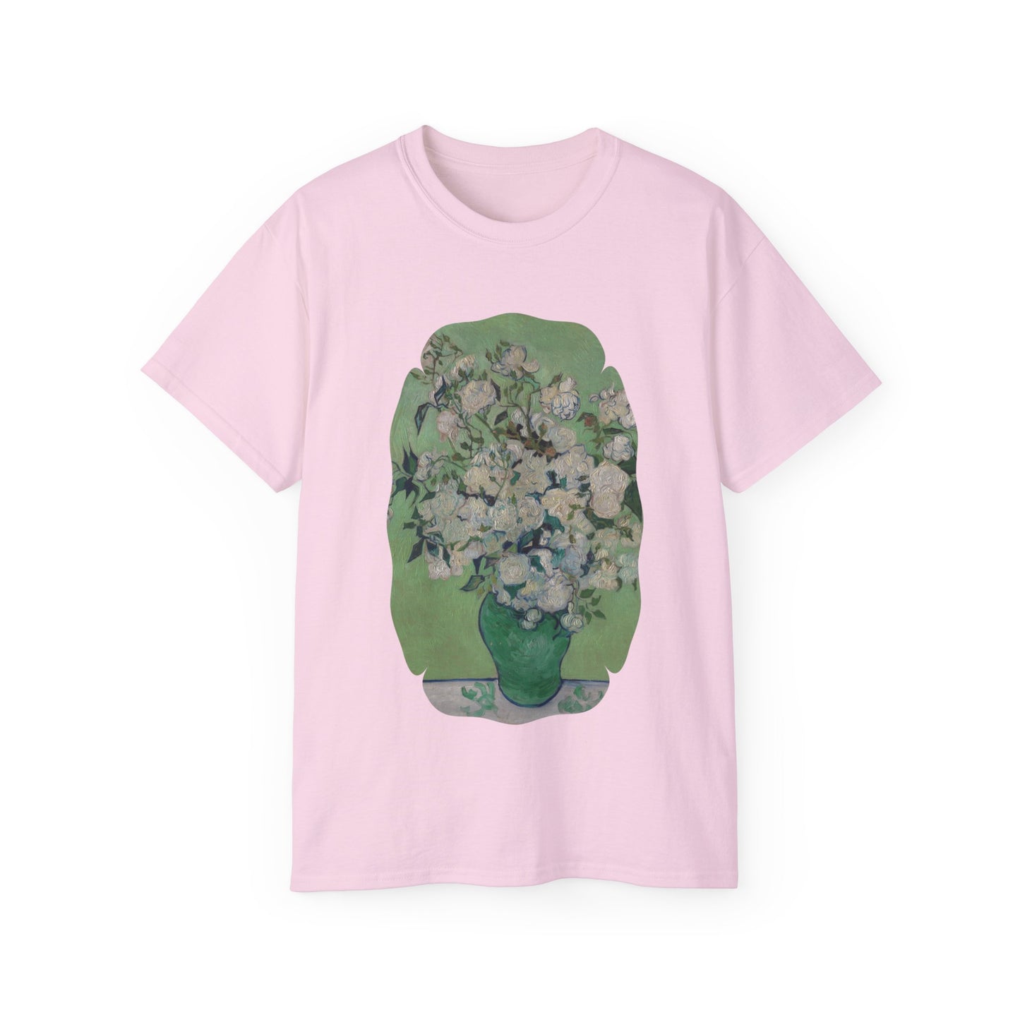 Vincent Van Gogh, Vase of Roses 1890 Ultra Cotton Tee