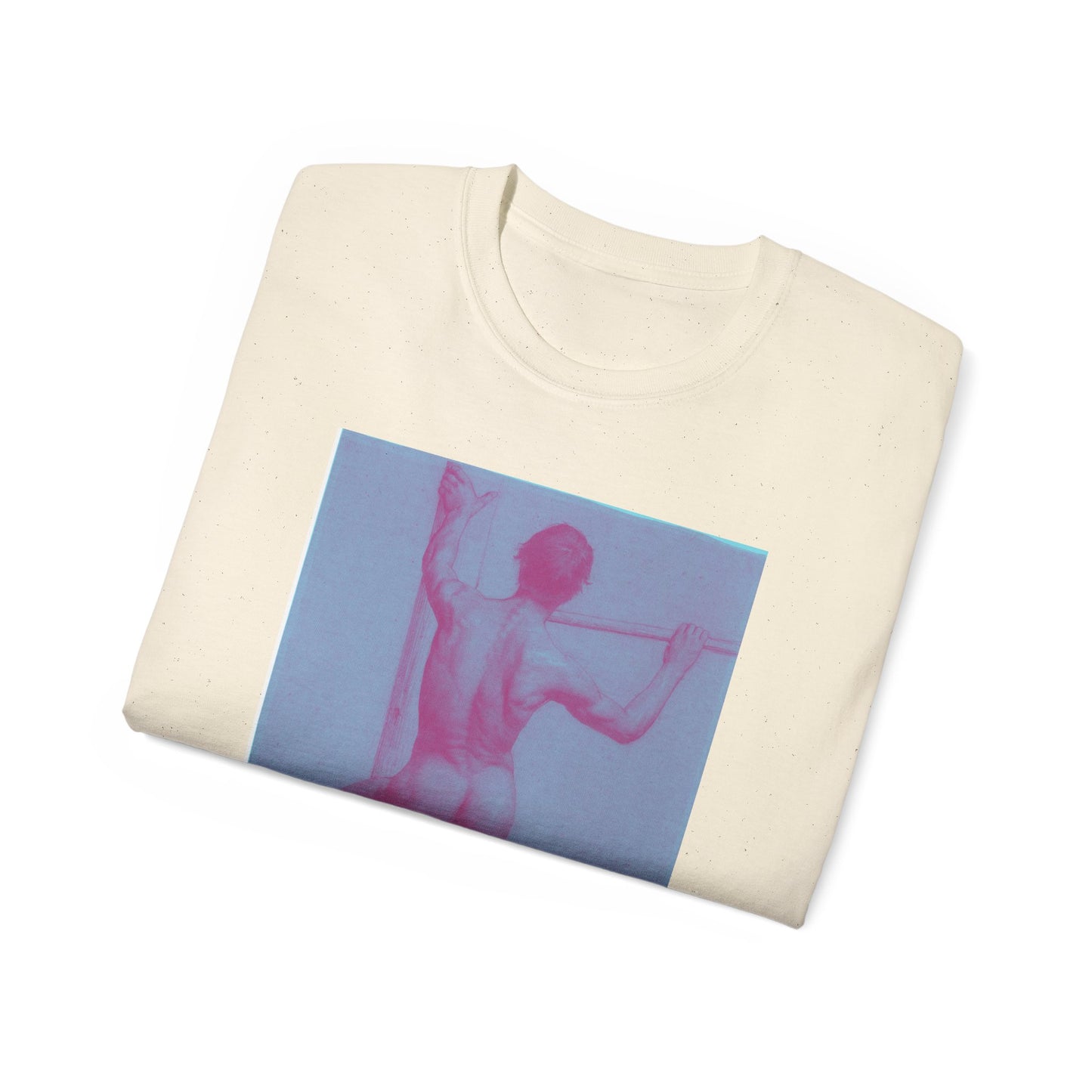 Gustav Klimt, Male Nude with Left Foot on a Pedestal 1879 Unisex Ultra Cotton Tee