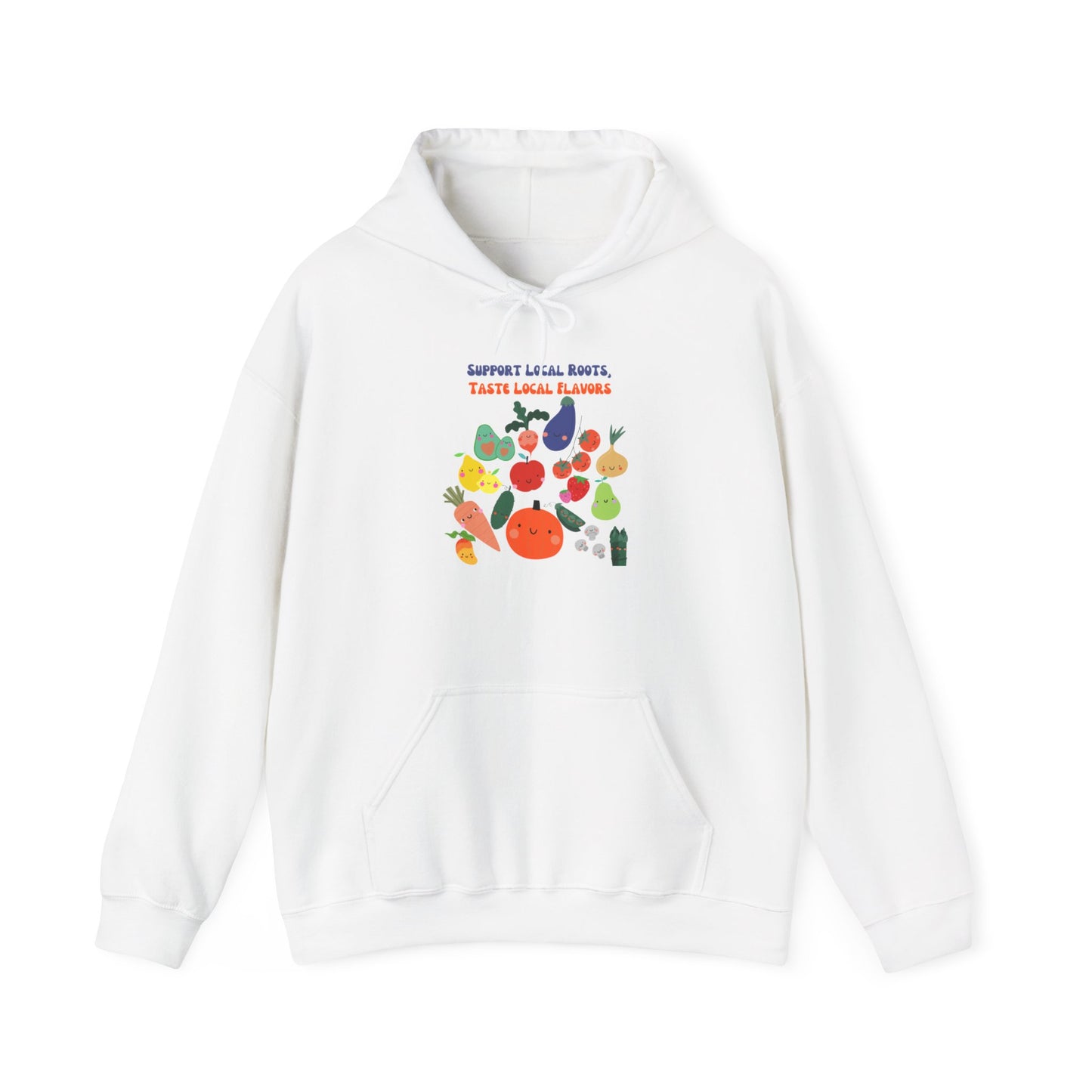 Local Roots, Local Flavors Unisex Heavy Blend™ Hooded Sweatshirt