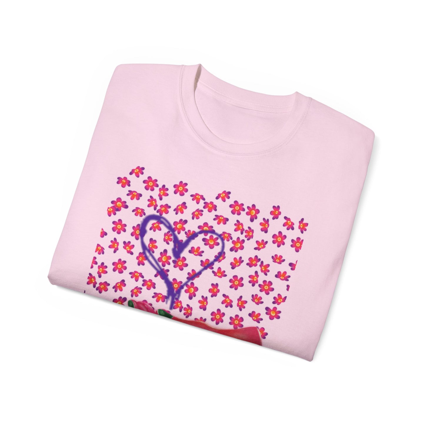 Camiseta unisex de algodón ultra fino My Heart de la UE 