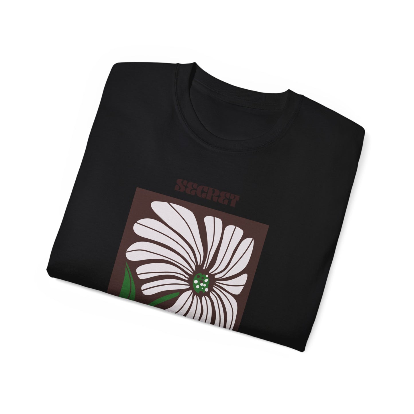 Camiseta de algodón ultra fino Secret Blooms de la UE