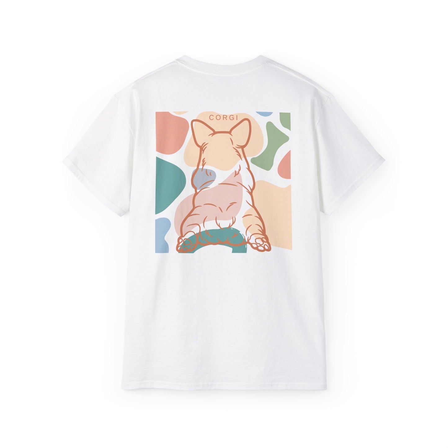 Cute Corgi Unisex Ultra Cotton Tee Two Sided