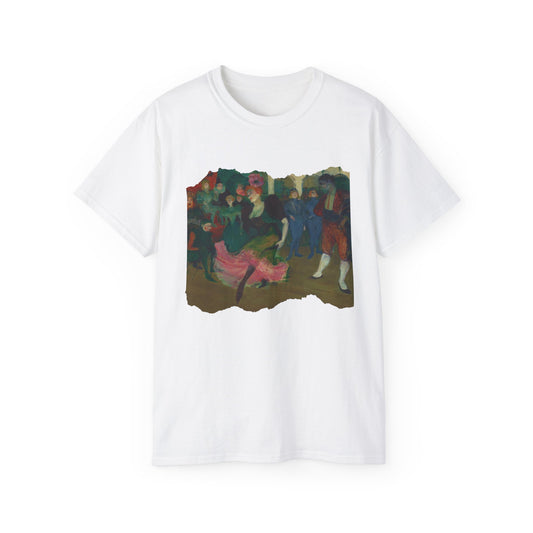 Ripped Henri de Toulouse-Lautrec, Marcelle Lender Dancing in the Bolero in Chilperic 1895 Ultra Cotton Tee