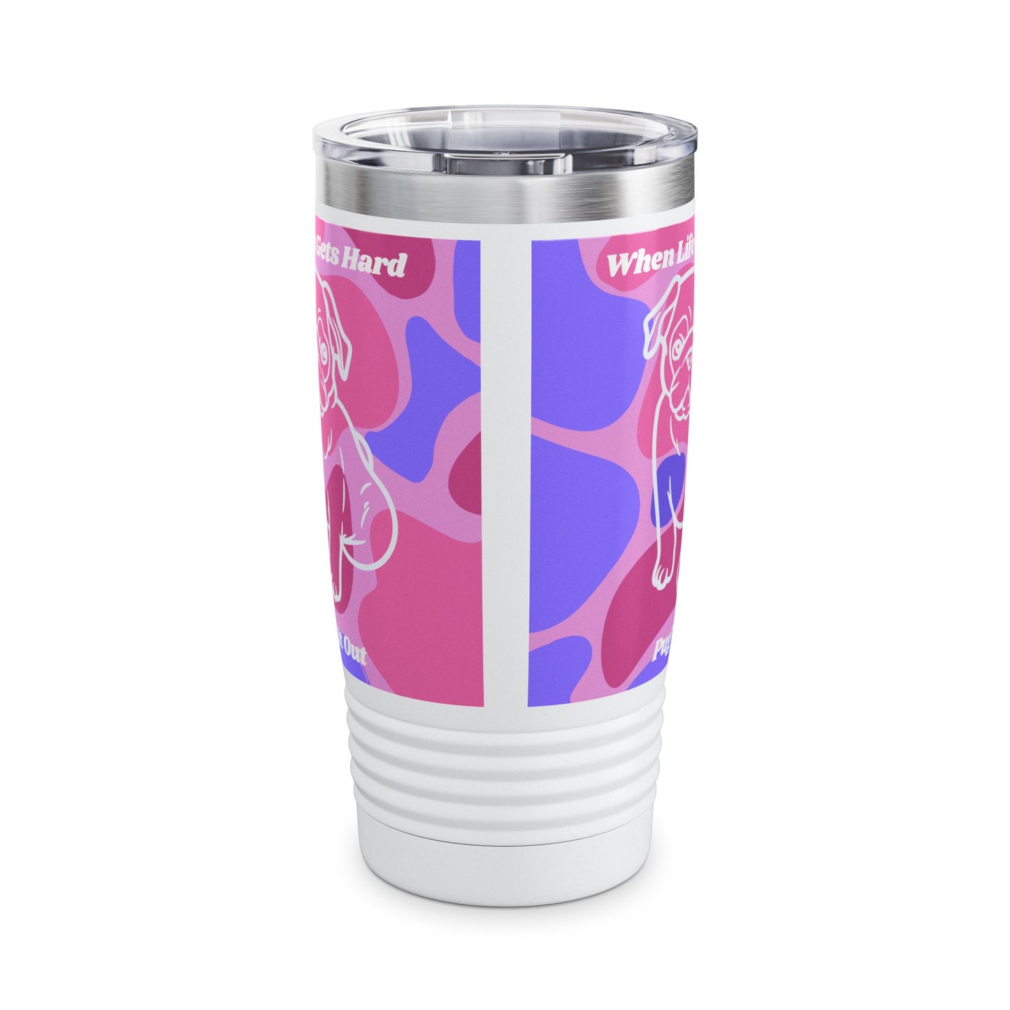 Charming Pug Ringneck Tumbler, 20oz