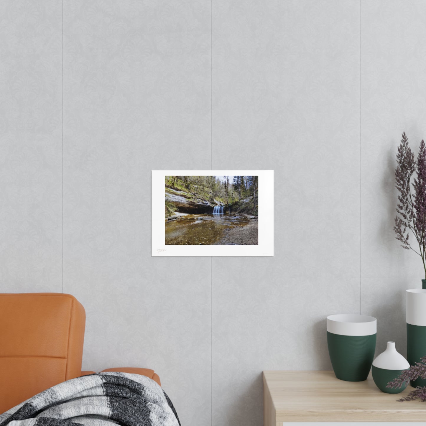 Cascade Matte Photograph Horizontal Posters EU