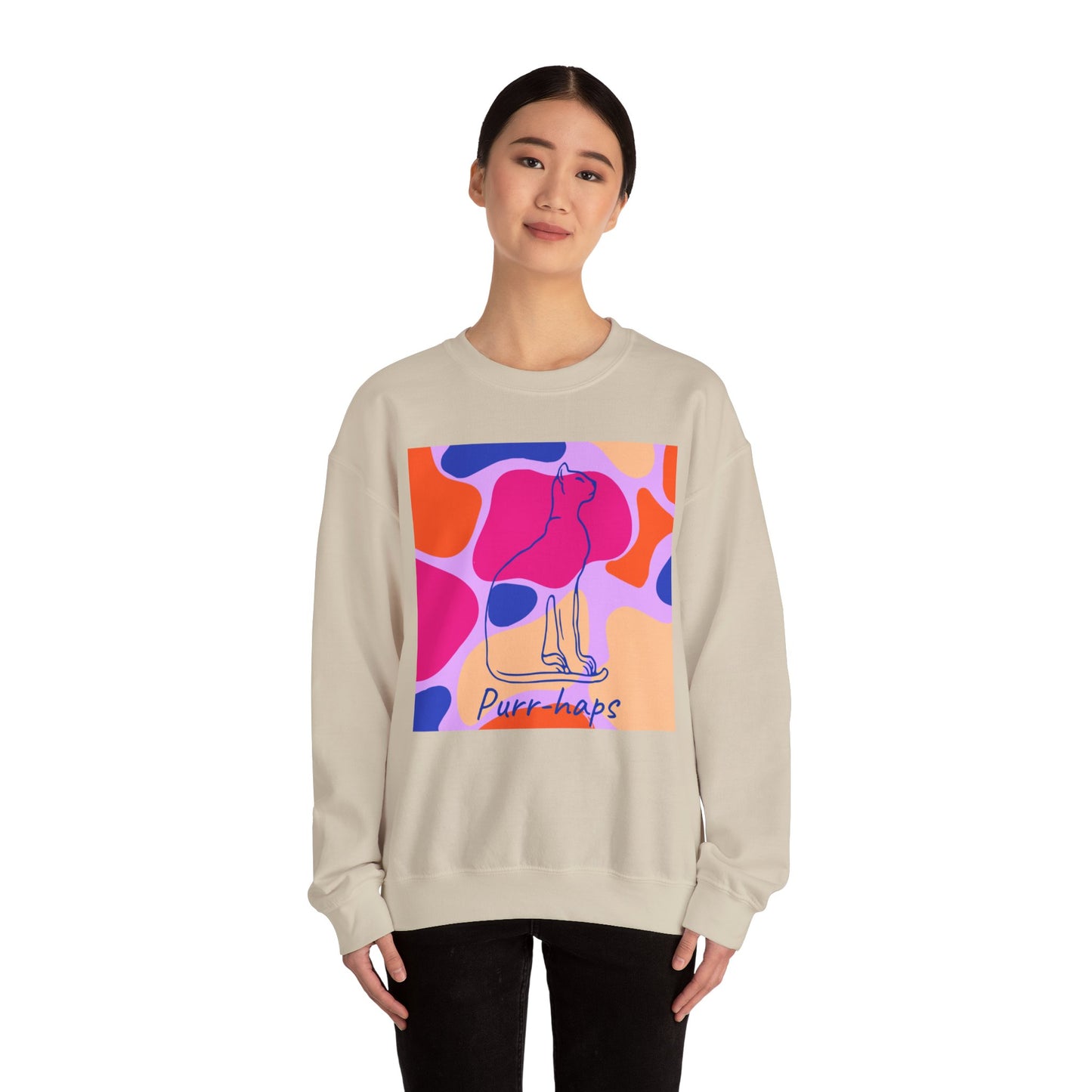 Purr-haps Unisex Heavy Blend™ Crewneck Sweatshirt