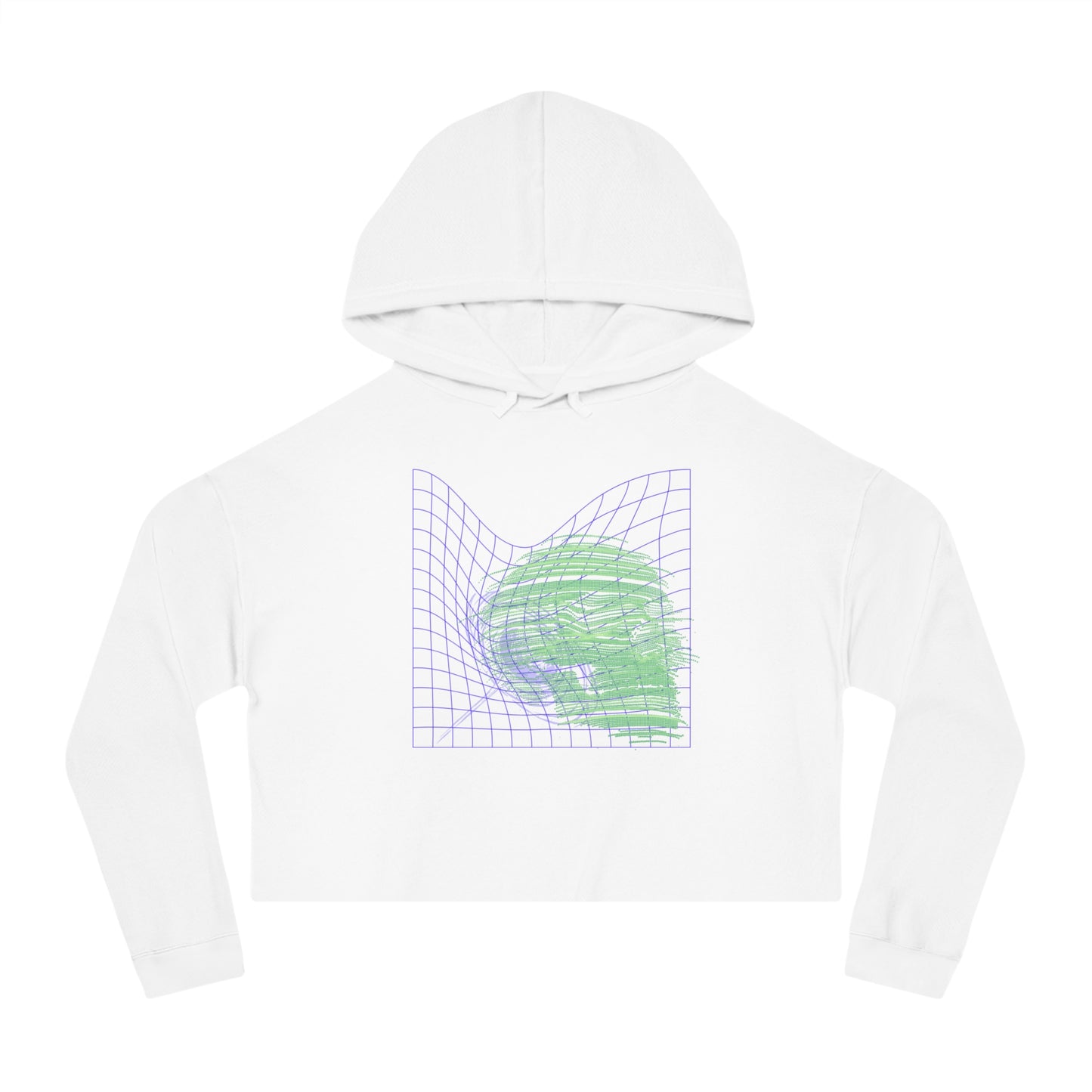 Time and Space Women’s Cropped Hooded Sweatshirt