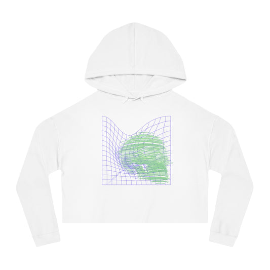 Time and Space Women’s Cropped Hooded Sweatshirt