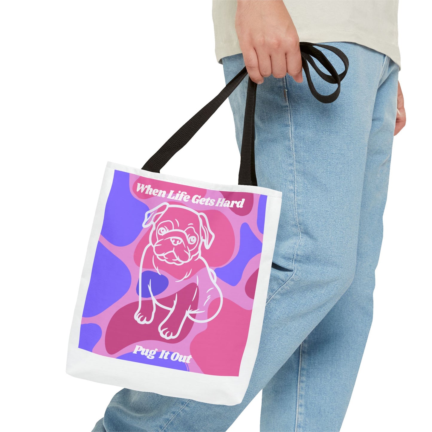 Charming Pug Tote Bag