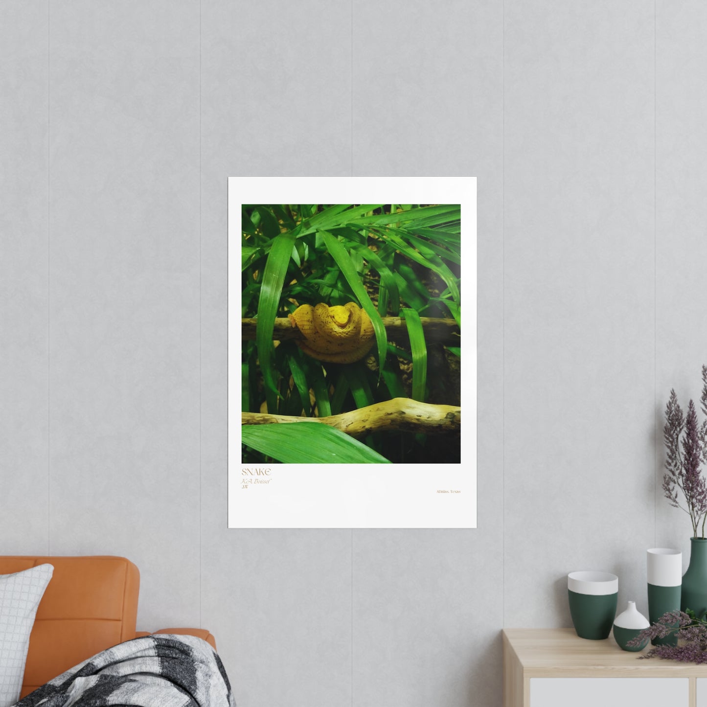 Snake Photograph Vertical Posters EU