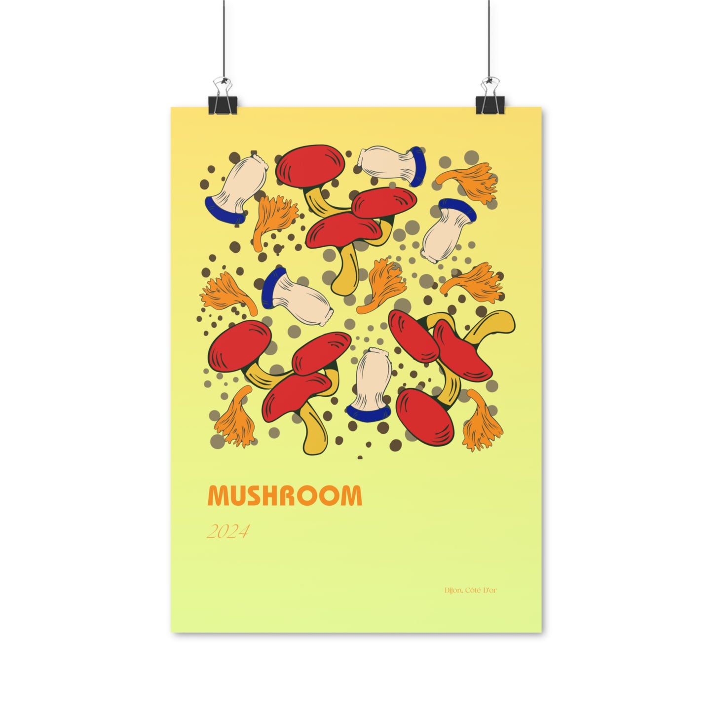 Mushrooms Vertical Posters EU