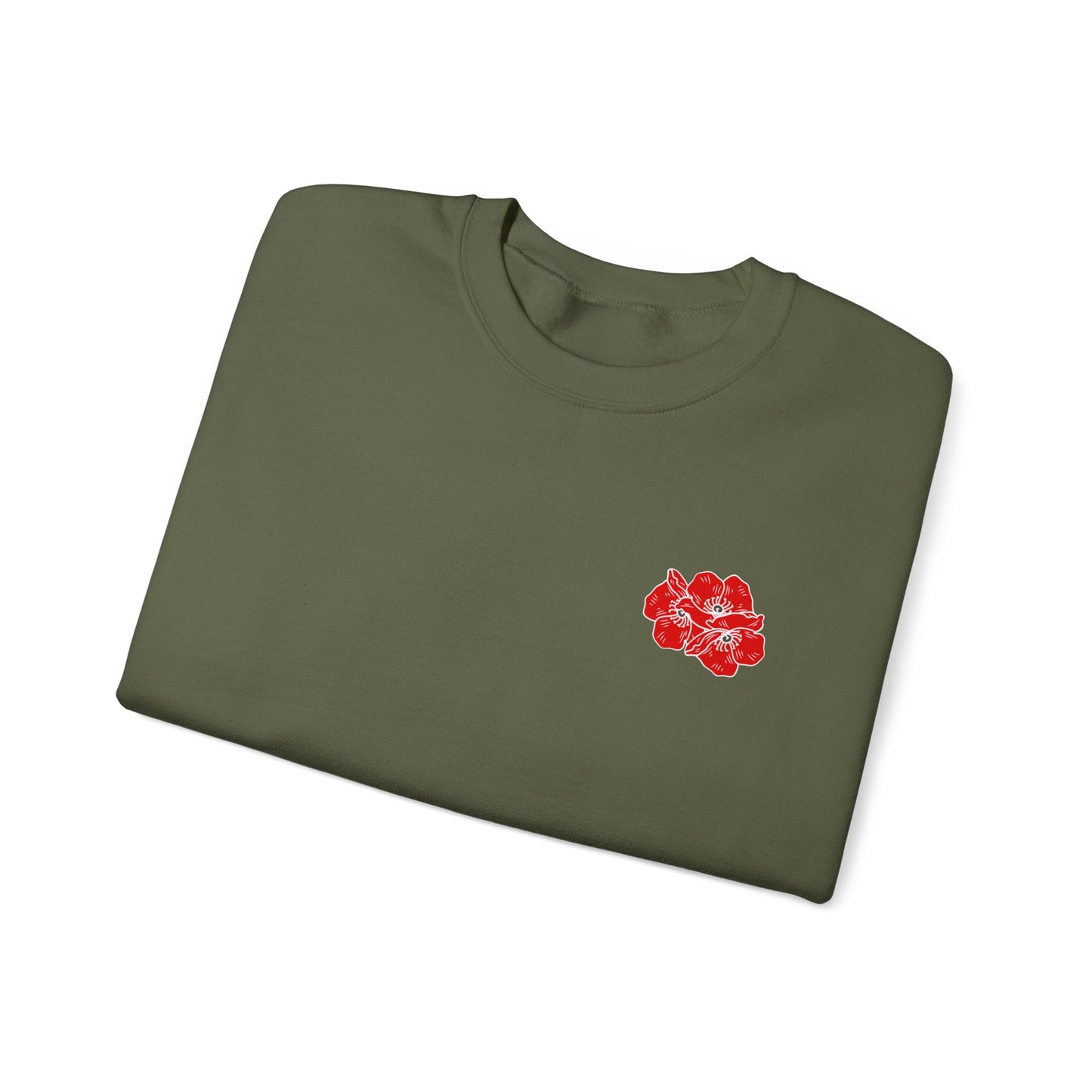 Poppies Unisex Heavy Blend™ Crewneck Sweatshirt