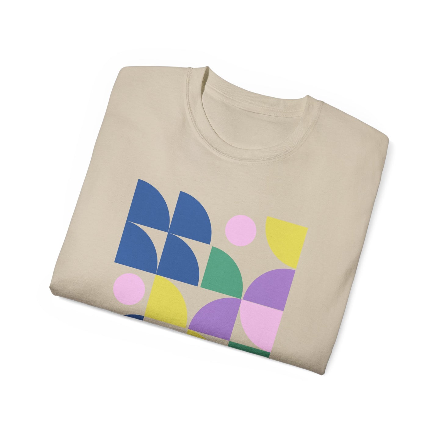 Shapes in Pastels Illustration Ultra Cotton Tee