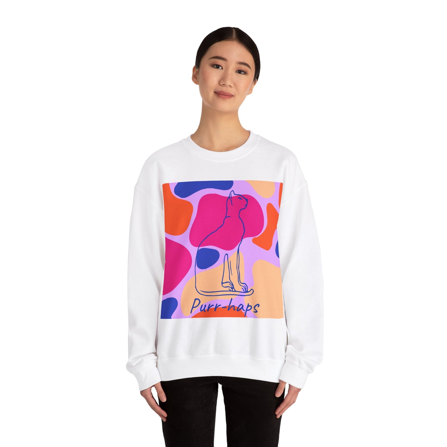 Purr-haps Unisex Heavy Blend™ Crewneck Sweatshirt EU