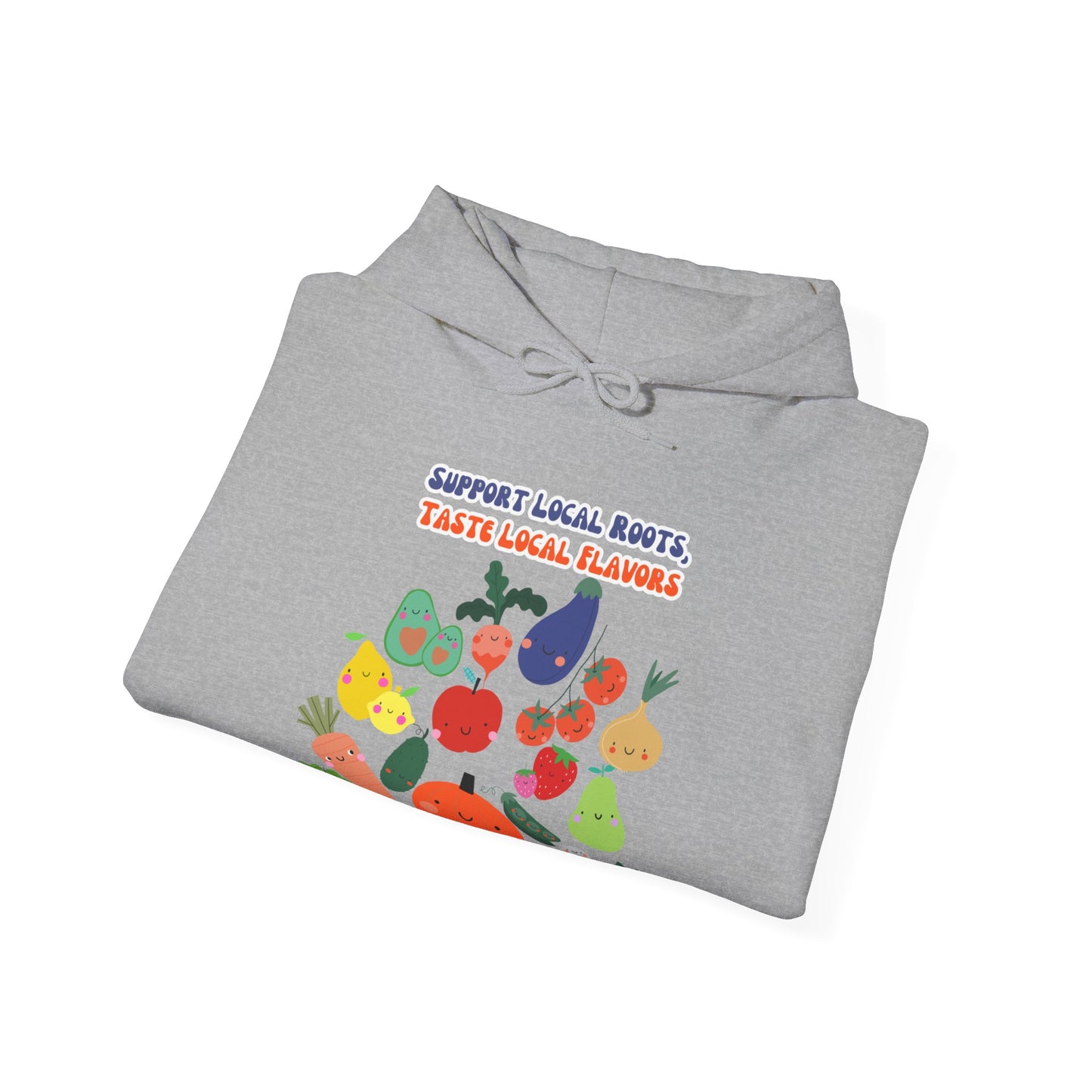 Local Roots, Local Flavors Unisex Heavy Blend™ Hooded Sweatshirt EU