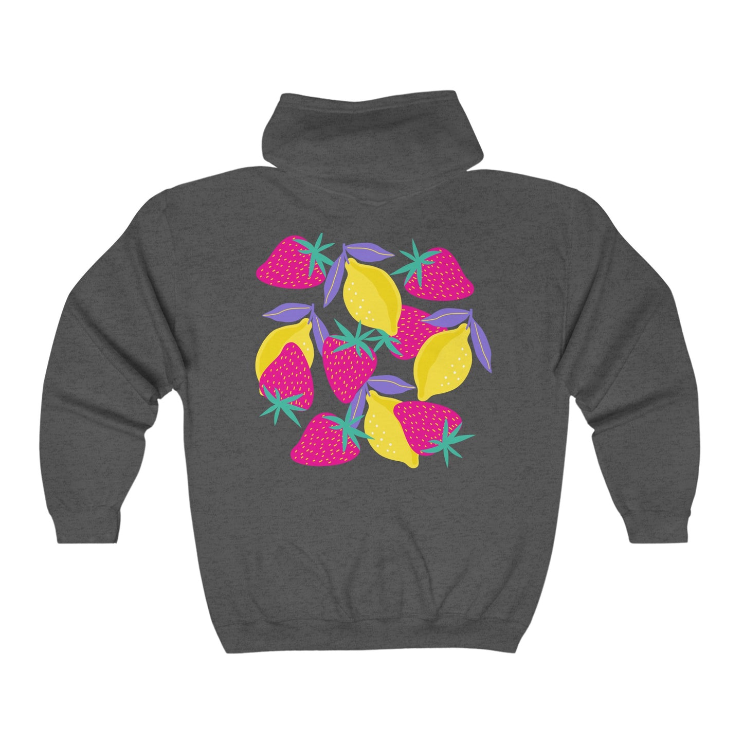 Lemons & Strawberries Unisex Heavy Blend™ Full Zip Hooded Sweatshirt