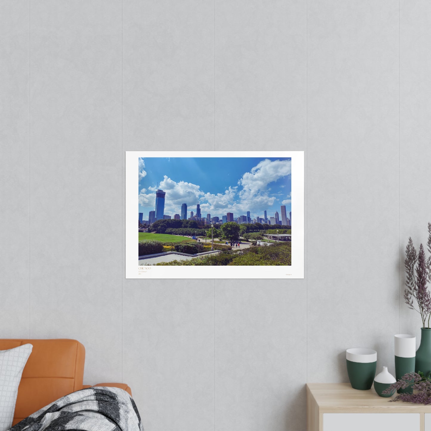 Chicago Matte Photograph Horizontal Posters EU