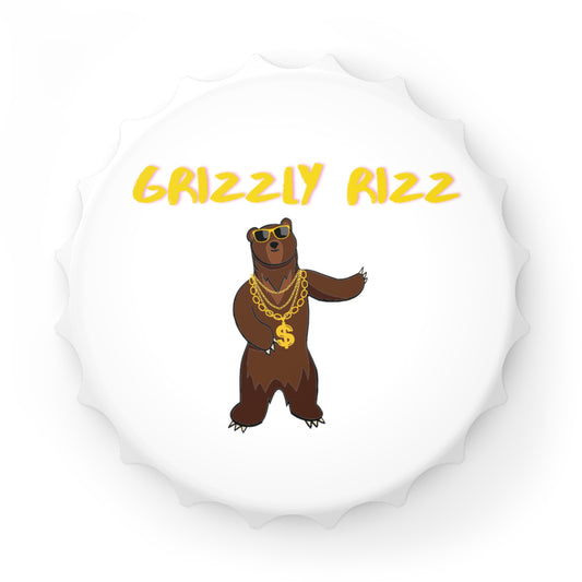 Grizzly Rizz Bear Bottle Opener