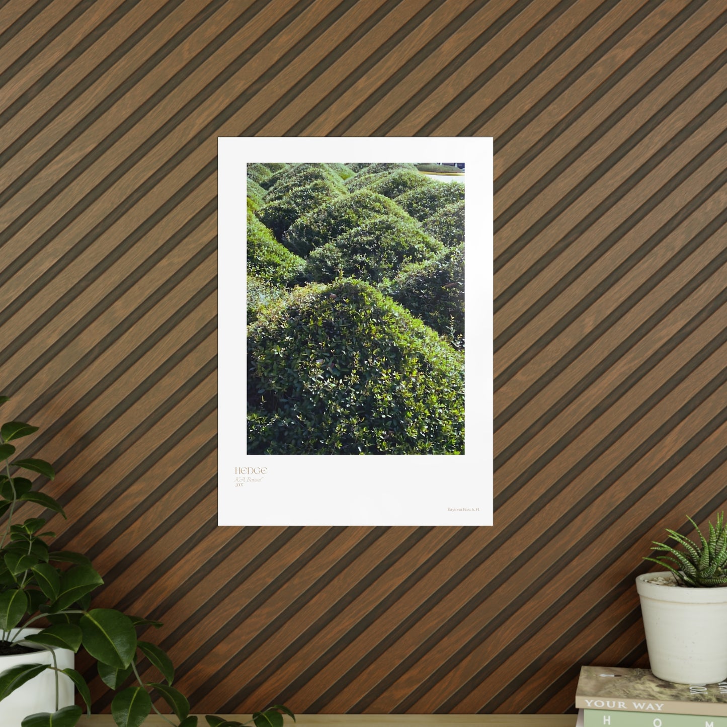 Hedge Photograph Vertical Posters EU