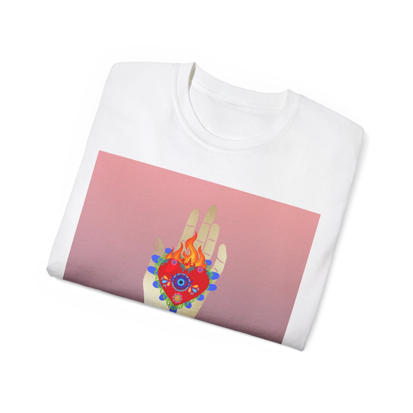 Passions Burning Heart Illustration Ultra Cotton Tee