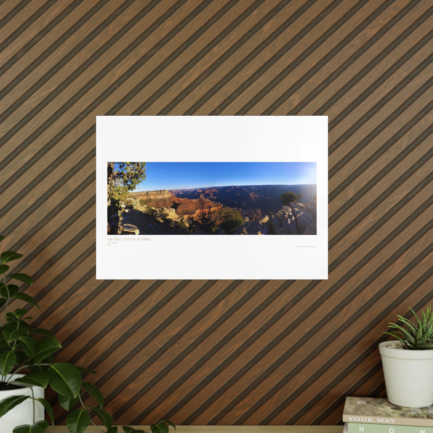 Grand Canyon Sunrise Matte Photograph Horizontal Posters EU