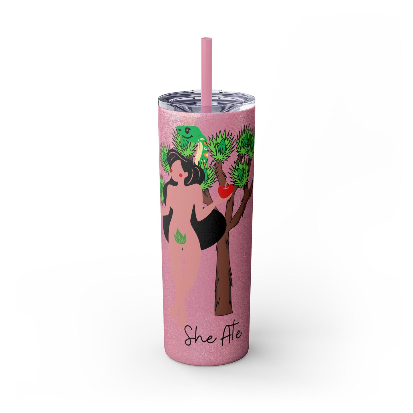 Eve She Ate Tumbler with Straw, 20oz