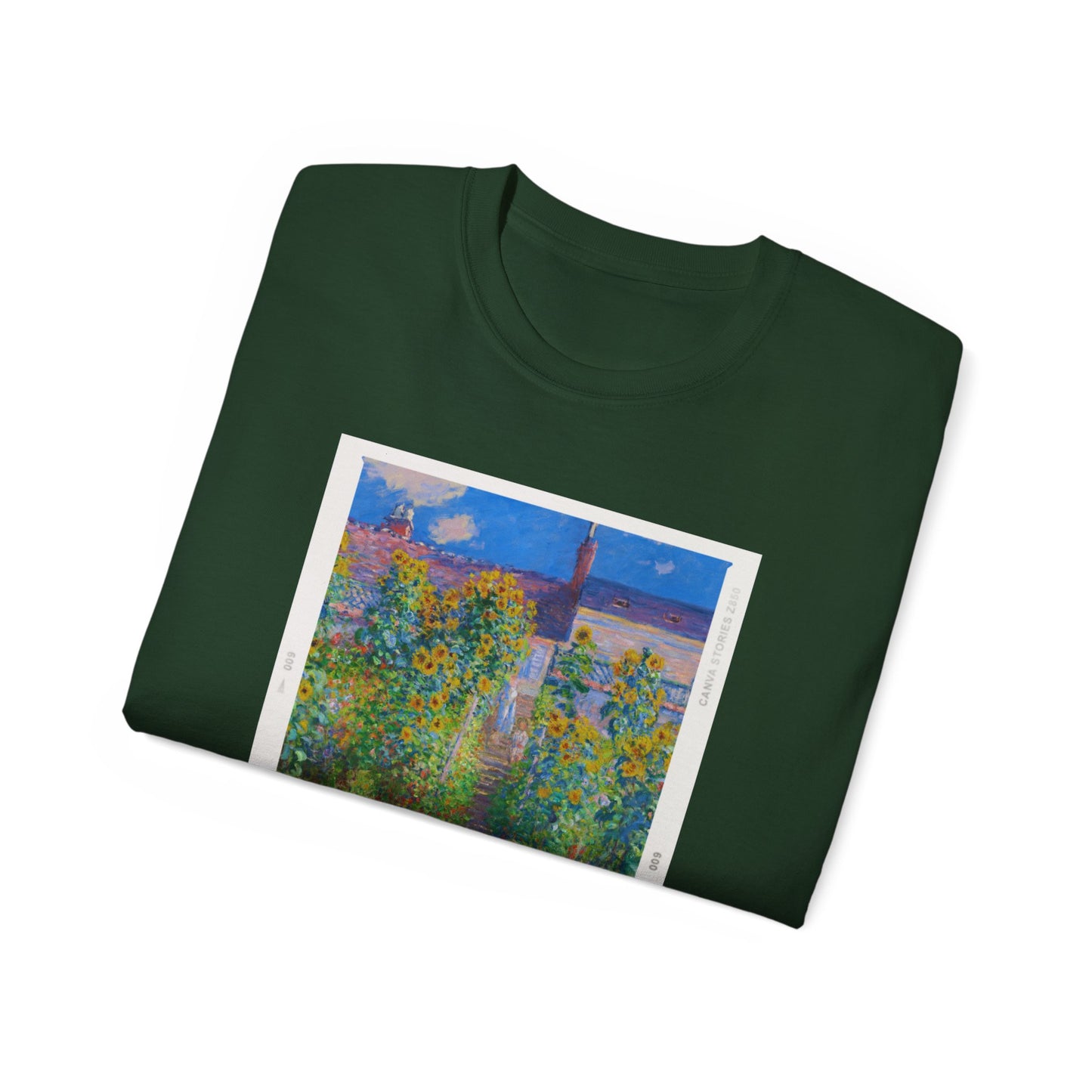 Fotografía de Claude Monet en el jardín de Vetheuil, 1880 Ultra Cotton Tee EU