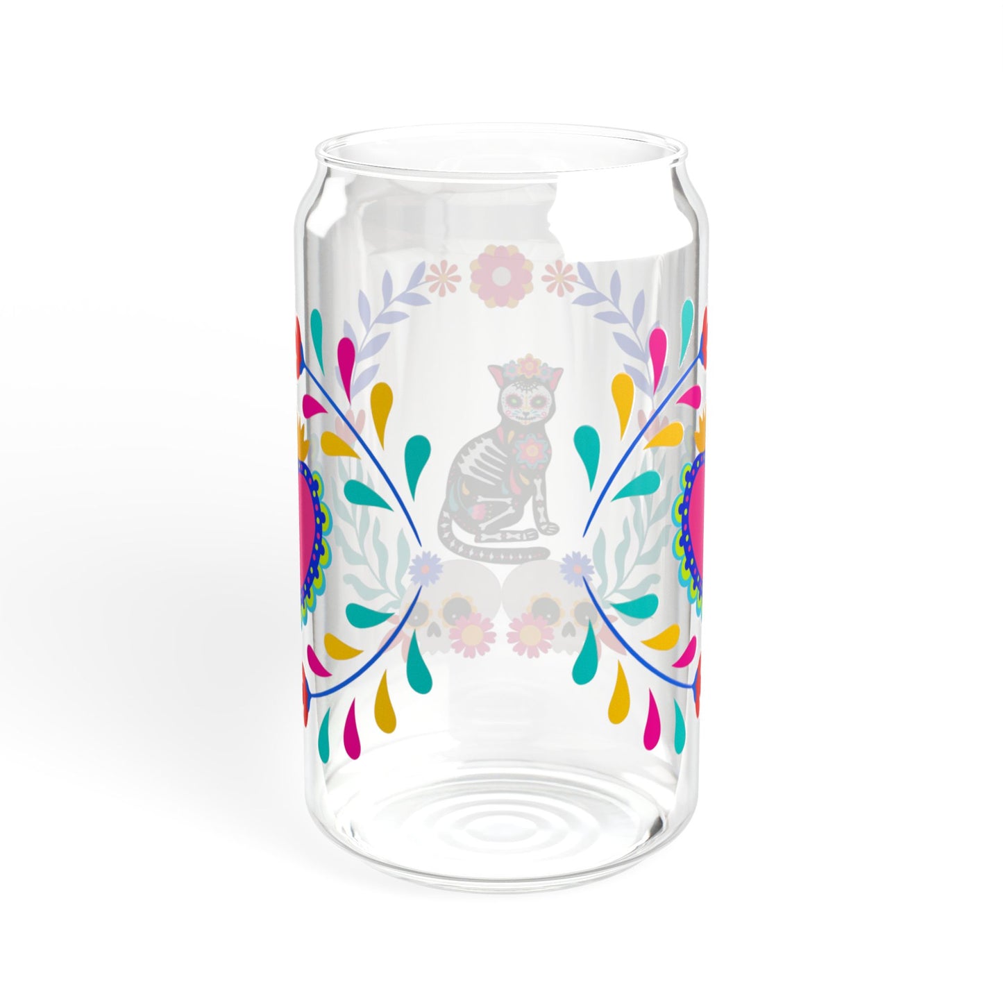 Dia de la Kitty Sipper Glass, 16oz