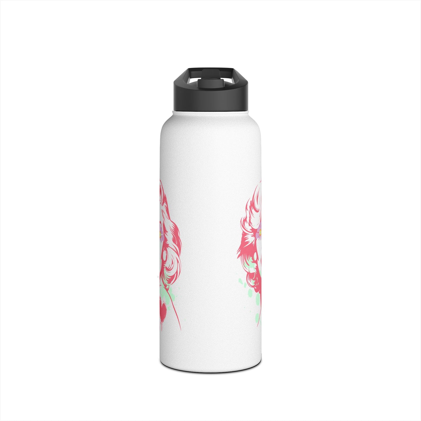 Norma Graffiti  Stainless Steel Water Bottle, Standard Lid