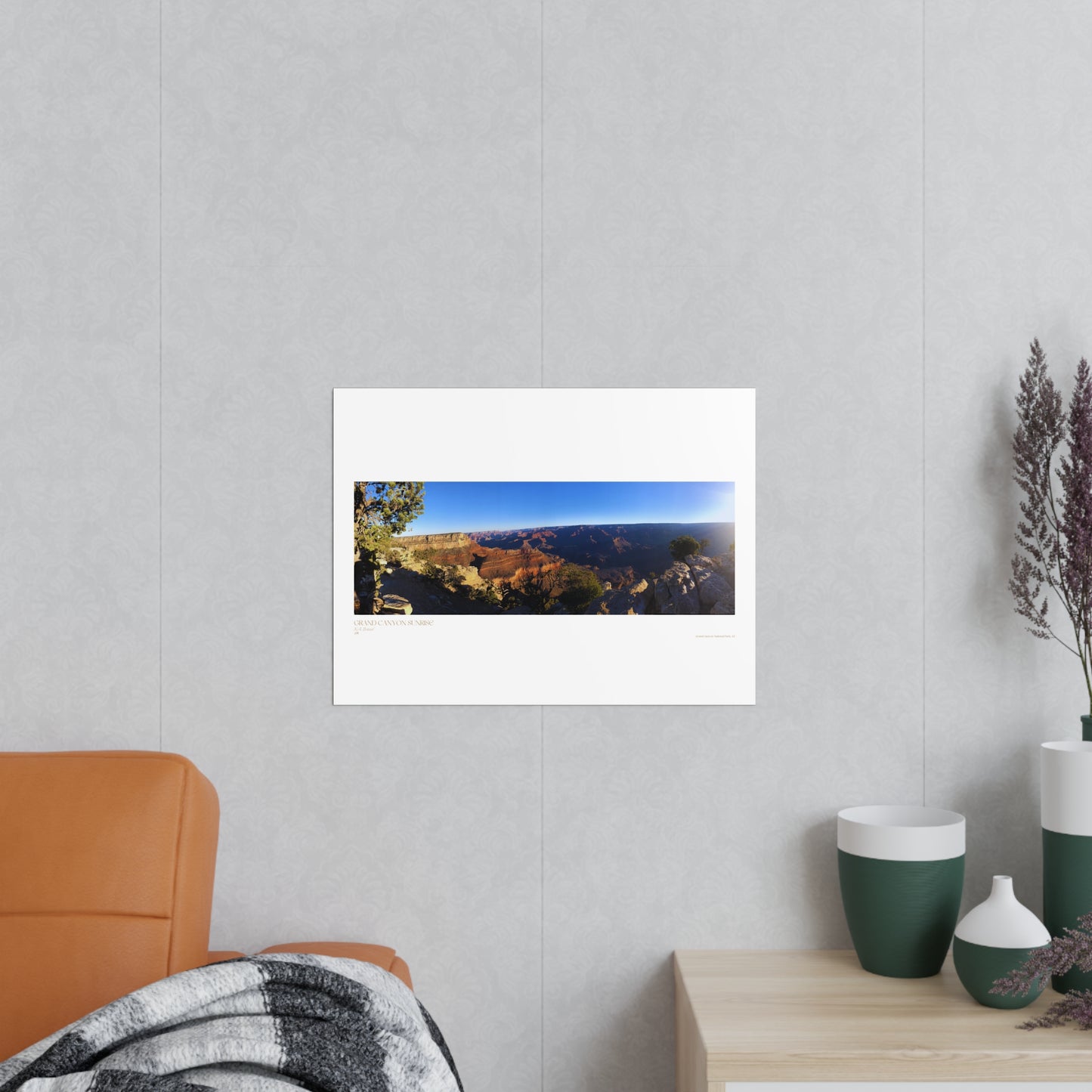 Grand Canyon Sunrise Matte Photograph Horizontal Posters EU