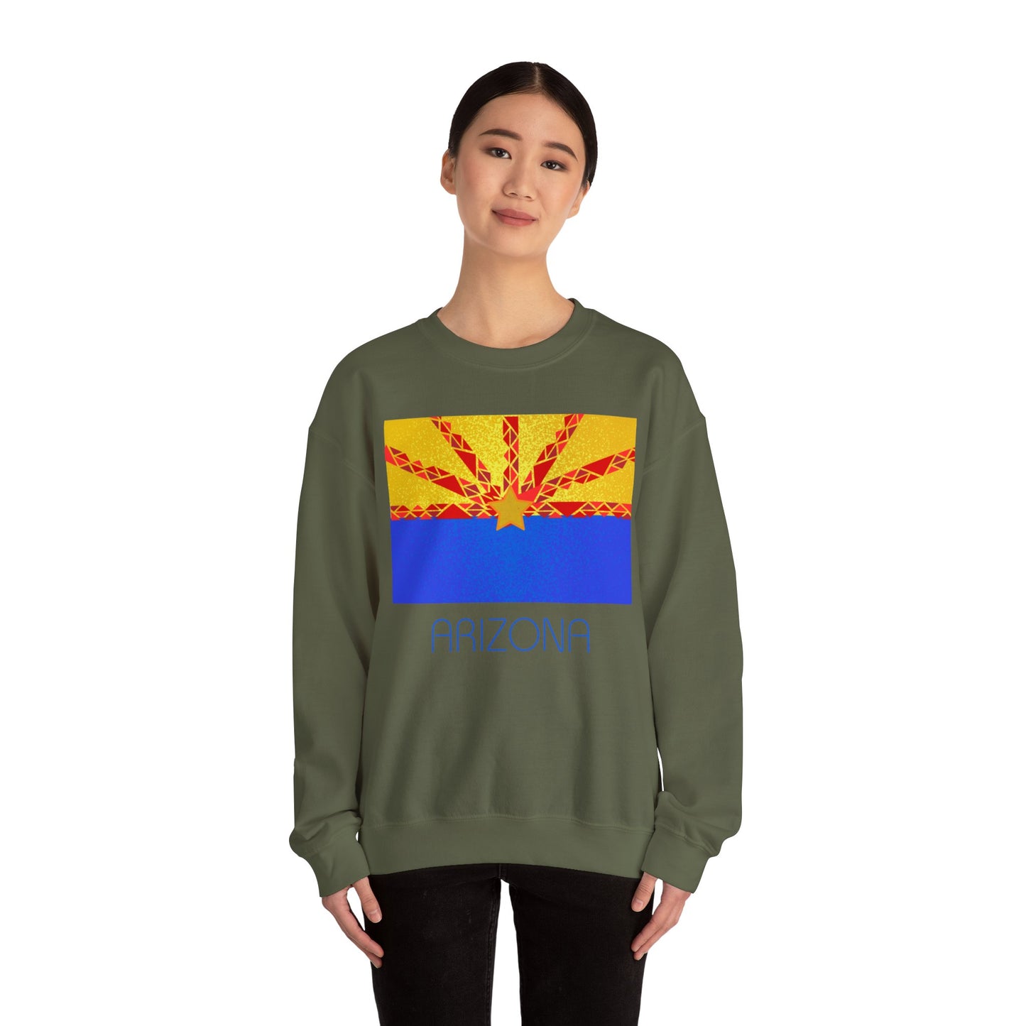 Sudadera unisex con cuello redondo Modern Arizona Heavy Blend™