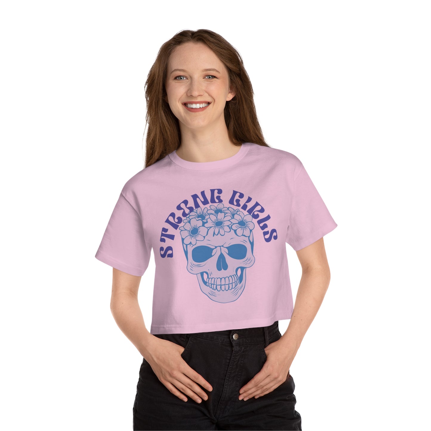 Strange Girls Champion Women's Heritage Cropped T-Shirt