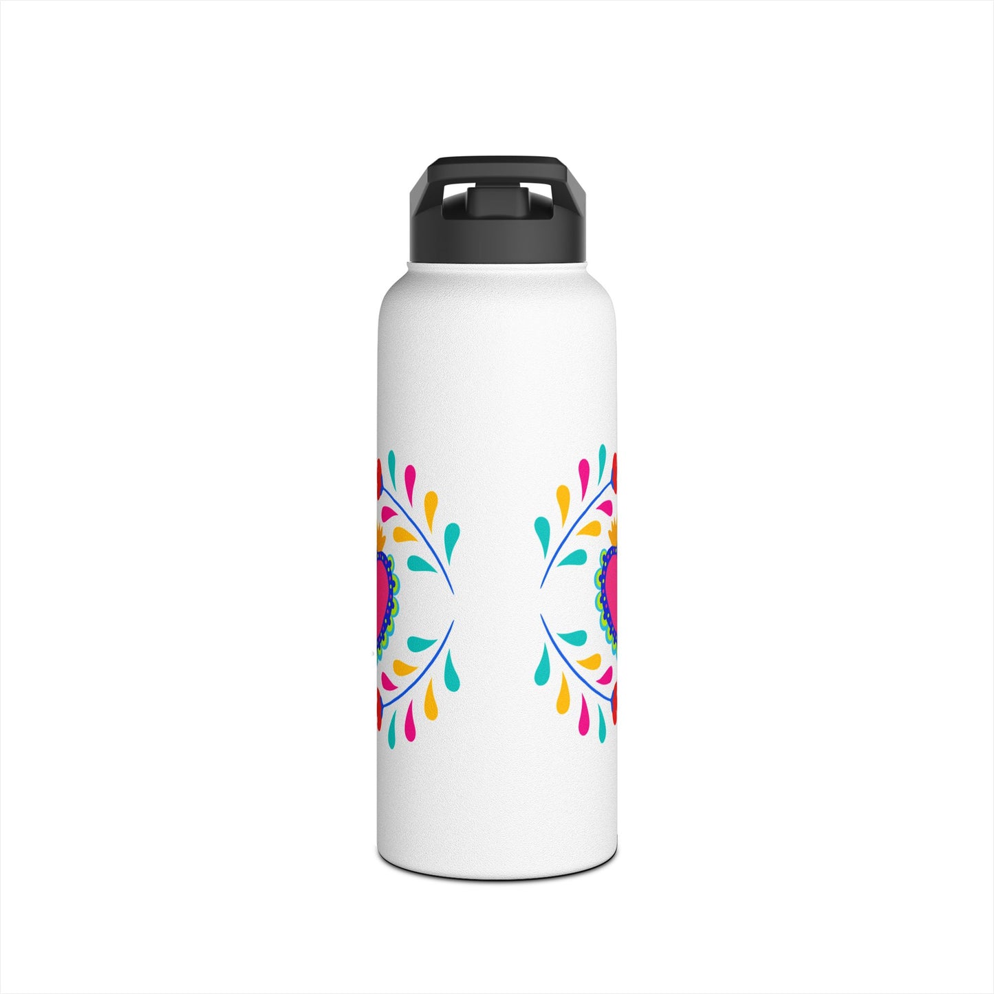 Día De La Kittie Stainless Steel Water Bottle, Standard Lid