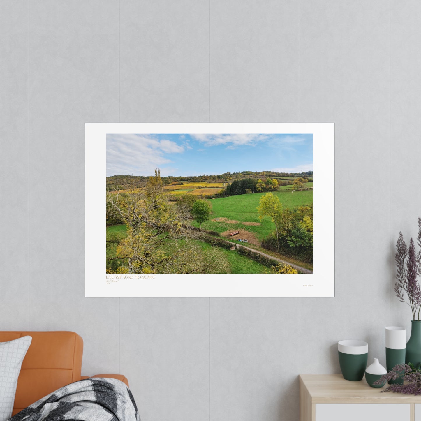 La Campagne Française Matte Photograph Horizontal Posters EU