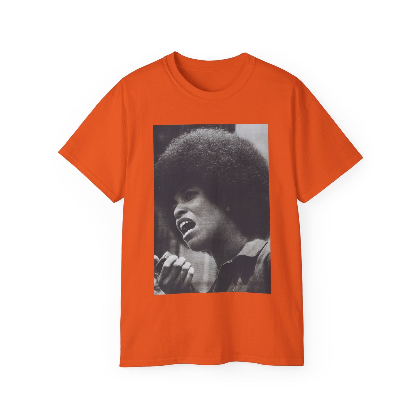 Camiseta unisex de algodón ultra fino de Angela Davis Black Panthers Party EU