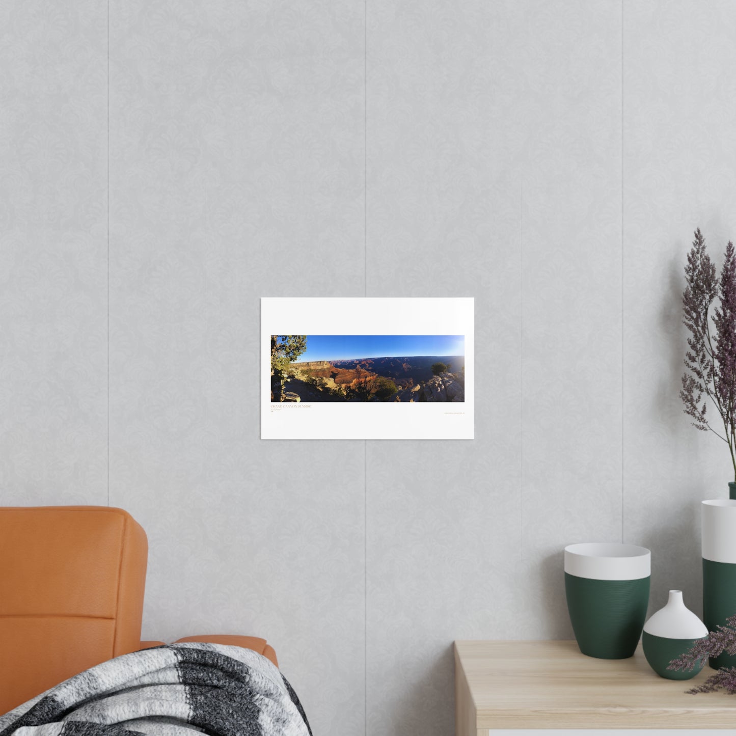 Grand Canyon Sunrise Matte Photograph Horizontal Posters EU