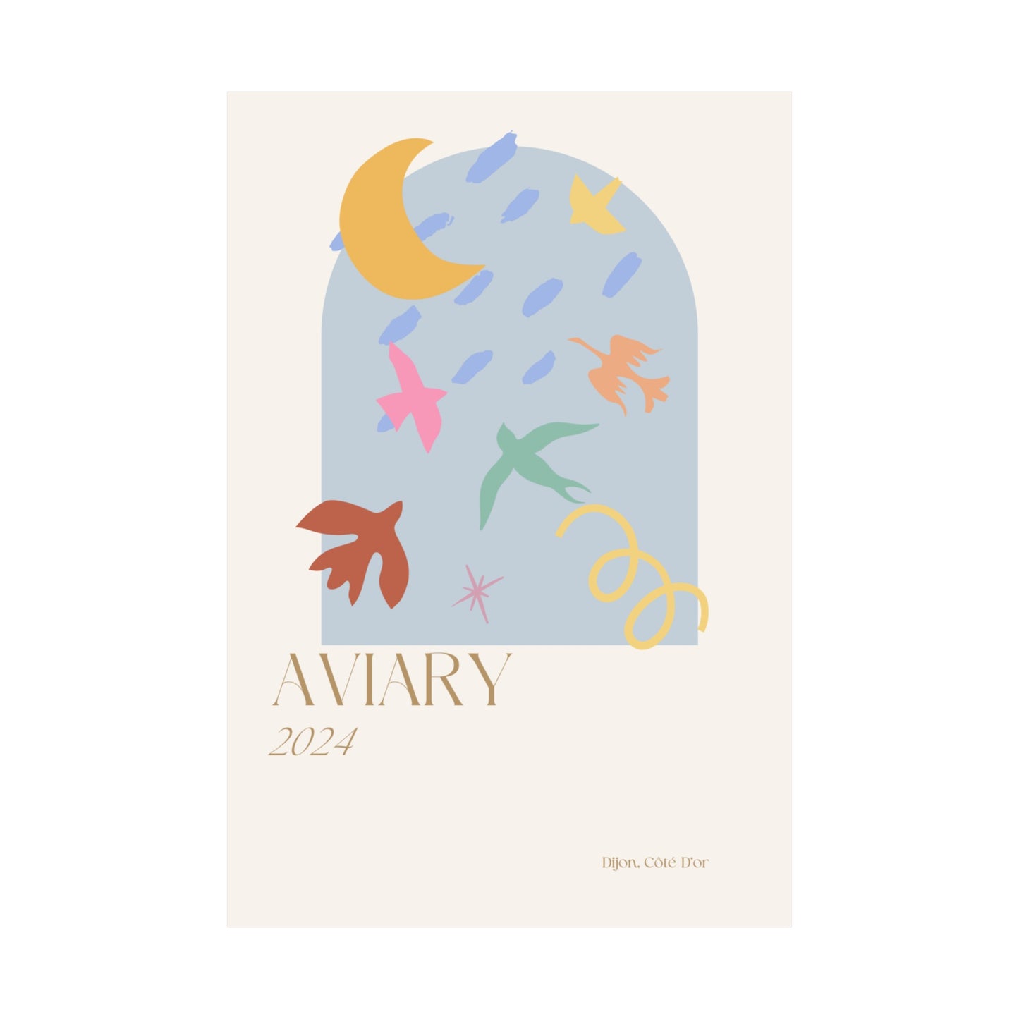 Aviary Vertical Posters