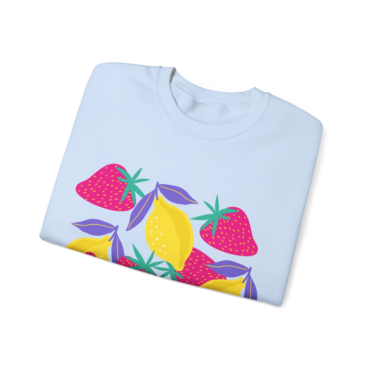 Lemons and Strawberries Unisex Heavy Blend™ Crewneck Sweatshirt EU