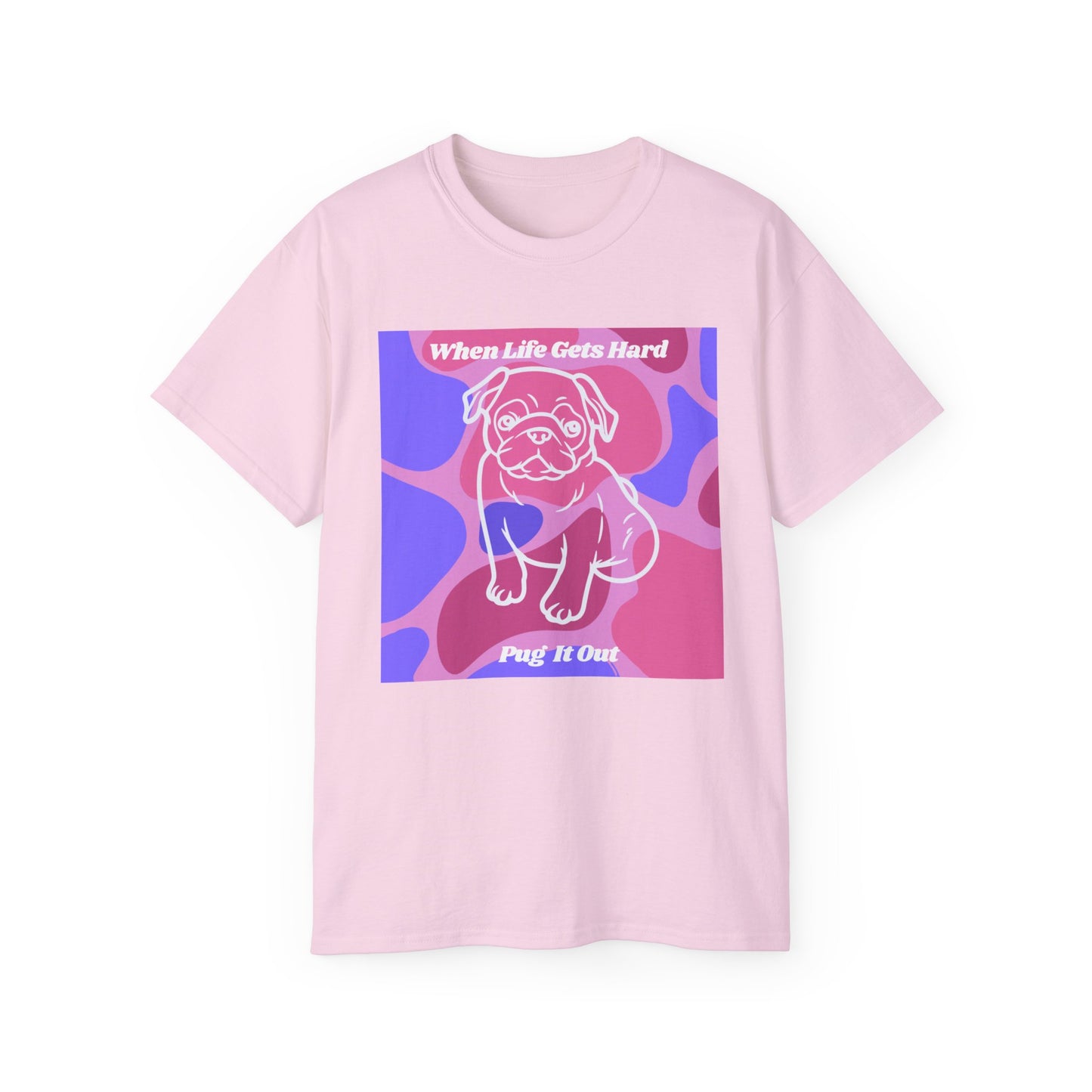 Charming Pug Unisex Ultra Cotton Tee