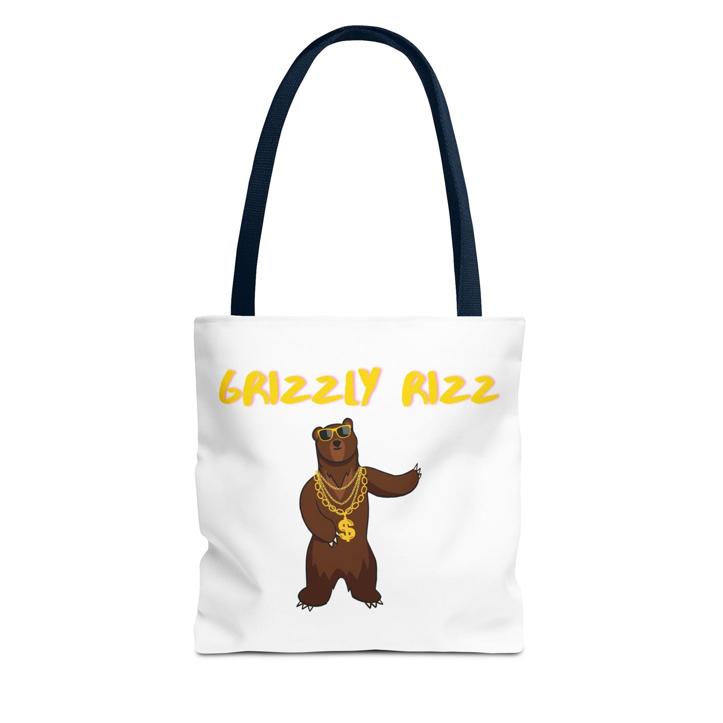 Grizzly Rizz Bear Tote Bag