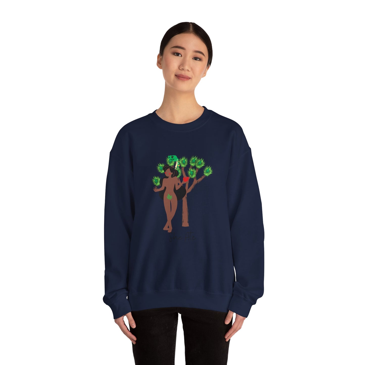 Eve She Ate Unisex Heavy Blend™ Crewneck Sweatshirt