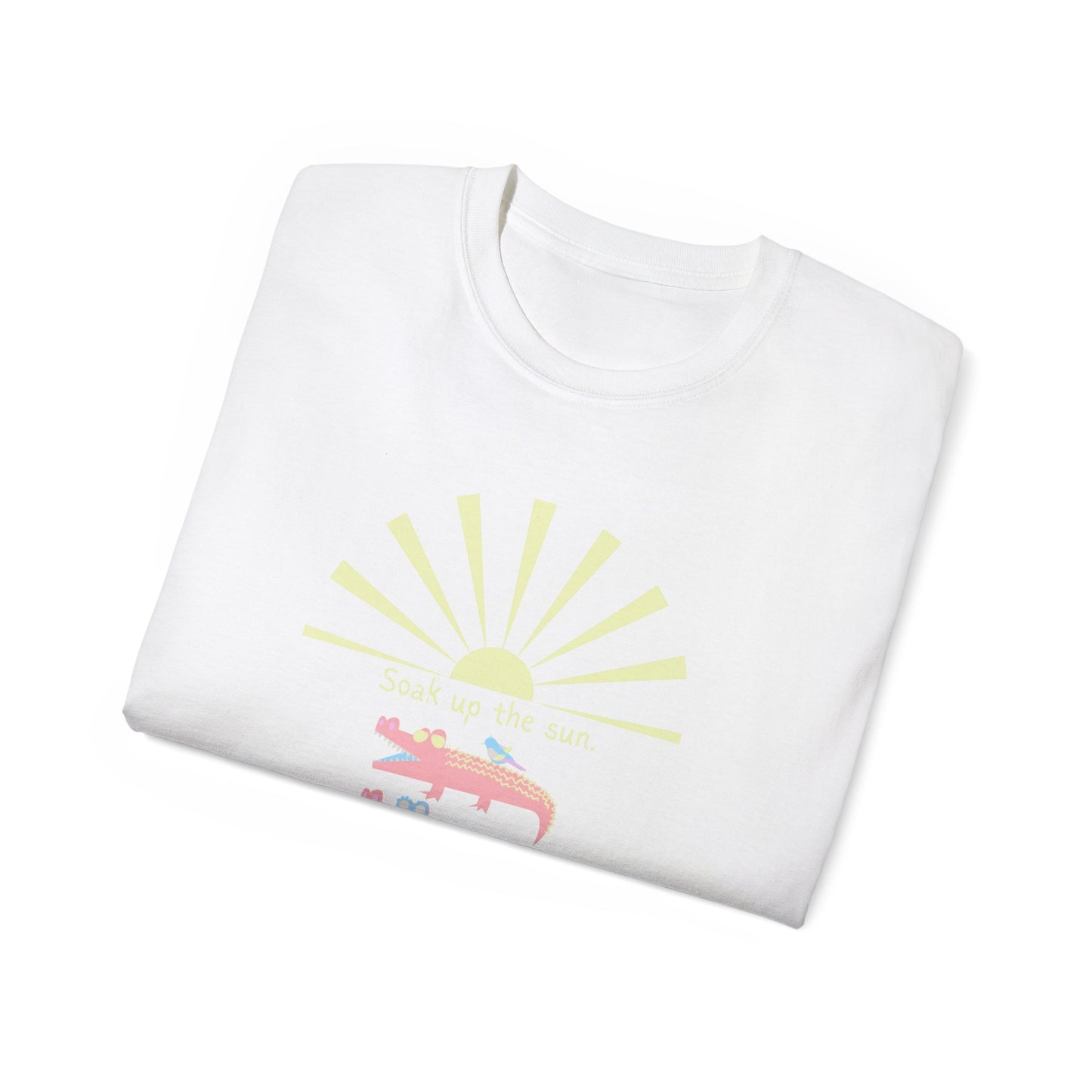 Camiseta unisex de algodón ultra fino Soak Up the Sun de la UE