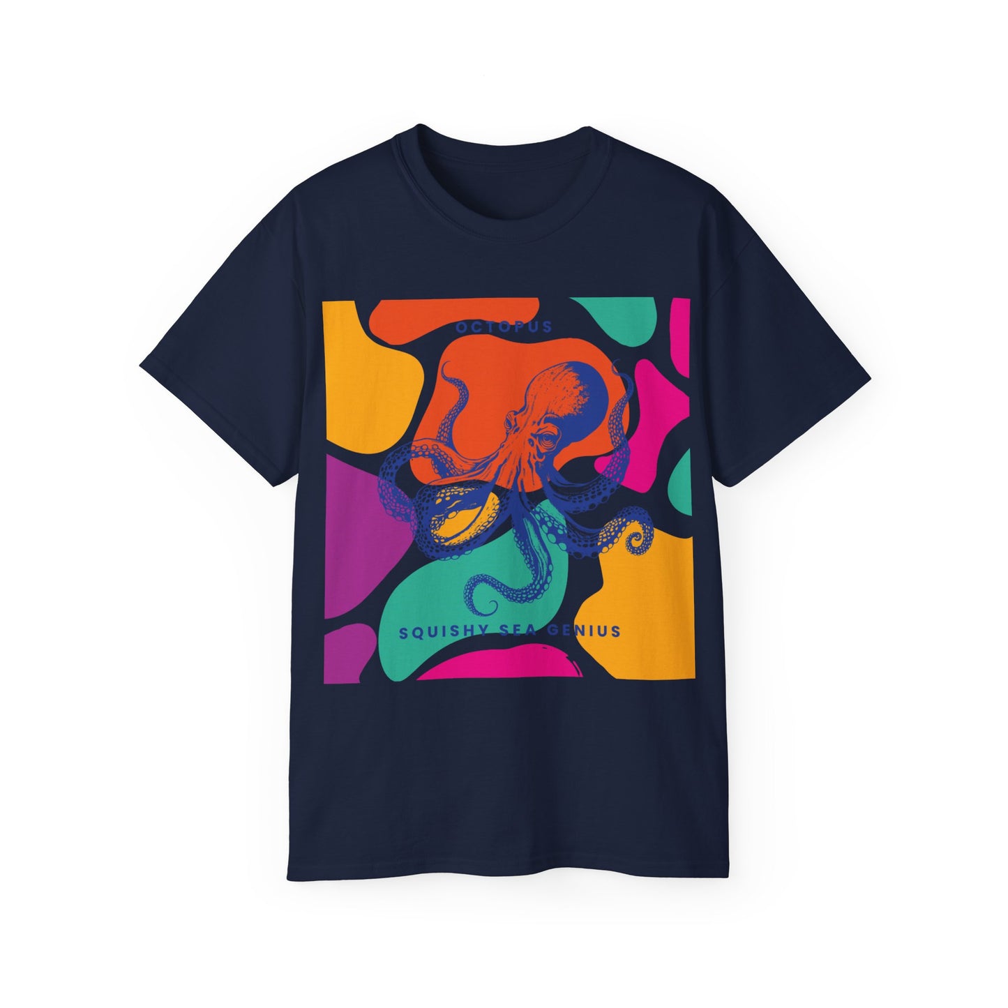 Squishy Sea Genius Octopus Unisex Ultra Cotton Tee