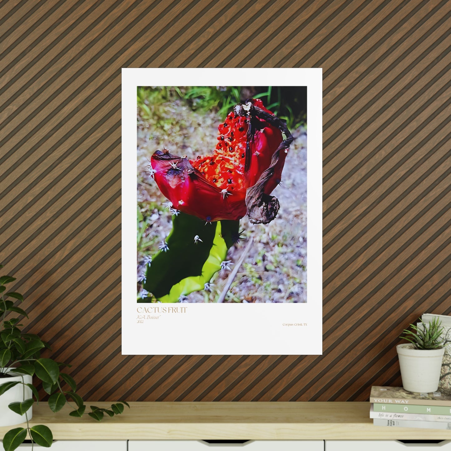 Cactus Fruit Photograph Vertical Posters EU